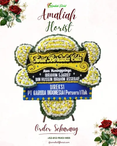 Papan Bunga Duka di Sutopati